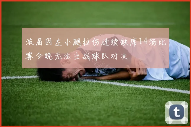 浓眉因左小腿拉伤连续缺席14场比赛今晚无法出战球队对决